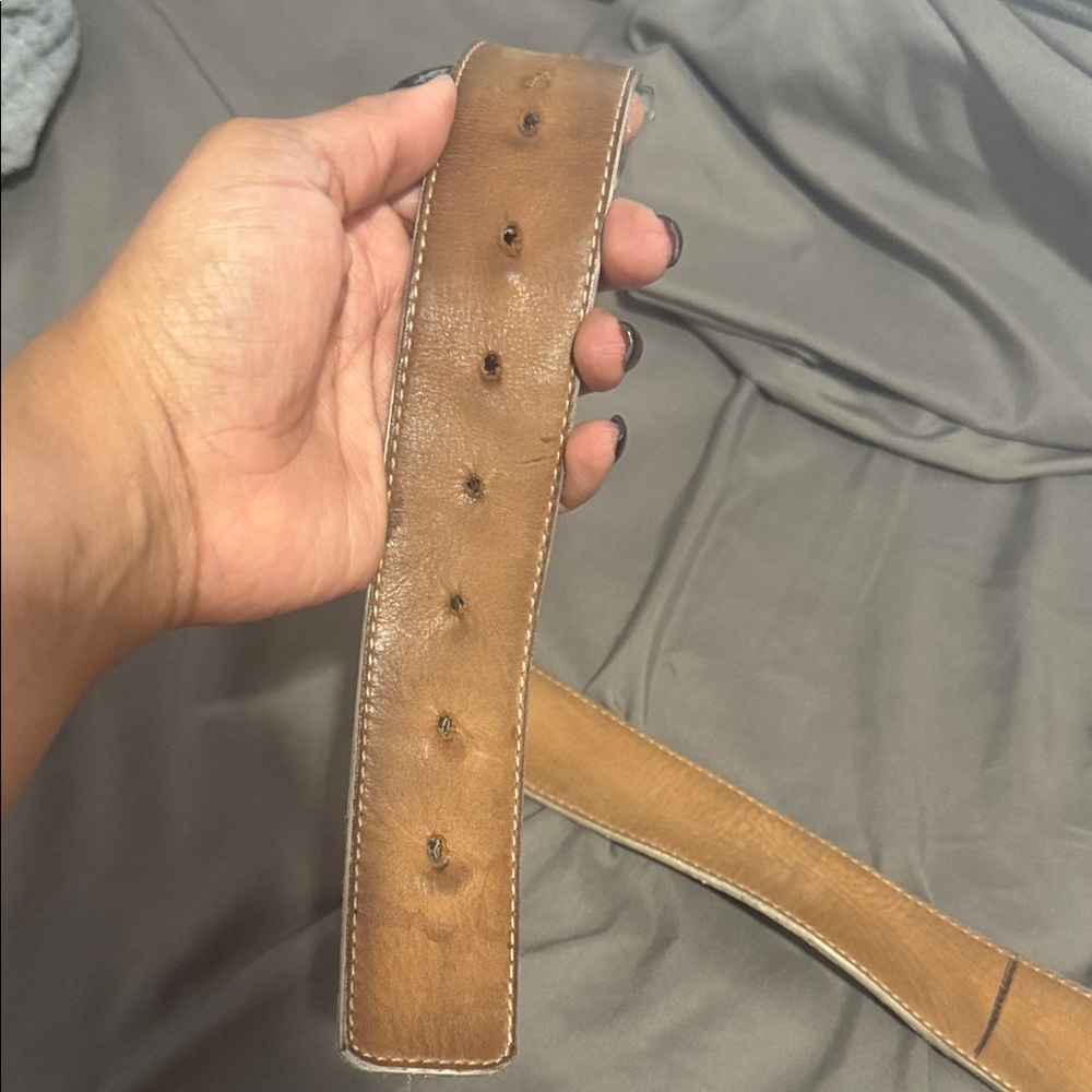 Authentic Louis Vuitton Leather Belt - Picture 9 of 10